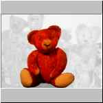 Rare  red teddy bear, early 20th 